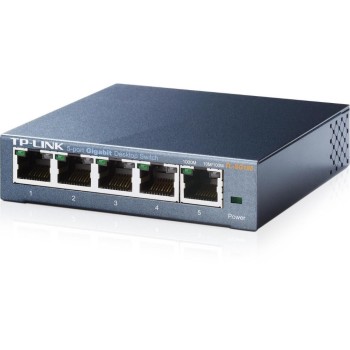TP-Link TL-SG105: 5Port Desktop Switch, Unmanaged, 5x 10/100/1000Mbps RJ45-Ports TP-Link TL-SG105: 5Port Desktop Switch, Unmanaged, 5x 10/100/1000Mbps RJ45-Ports