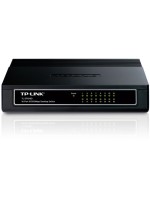 TP-Link TL-SF1016D: 16 Port Switch, Kunststoffgehäuse