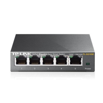 TP-Link TL-SG105: 5Port Easy Smart Switch, 5x 10/100/1000Mbps RJ45-Ports TP-Link TL-SG105: 5Port Easy Smart Switch, 5x 10/100/1000Mbps RJ45-Ports