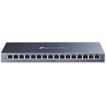 TP-Link TL-SG116: 16 Port Desktop Switch, Unmanaged, 16x 10/100/1000Mbps RJ45-Ports TP-Link TL-SG116: 16 Port Desktop Switch, Unmanaged, 16x 10/100/1000Mbps RJ45-Ports