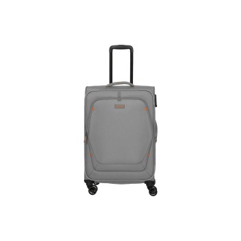 travelite UMBRIA Trolley M extensible 66 l Gris clair