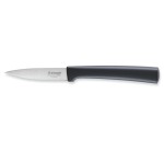 triangle Couteau à légumes 8 cm moyennement pointu Noir