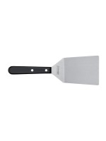 triangle Spatule avec angle coudé 12 cm, Noir/Argenté