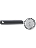 triangle Roulette à pâte 7 cm Noir/Argenté