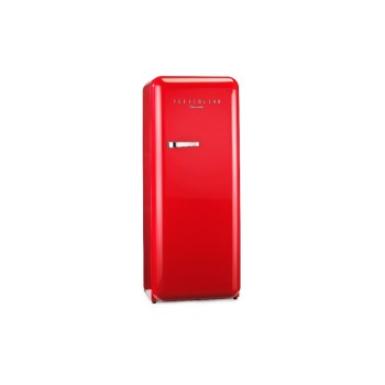 Trisa Kühlschrank Frescolino Classic rot, E, KS260l, GS21l, 39dB
