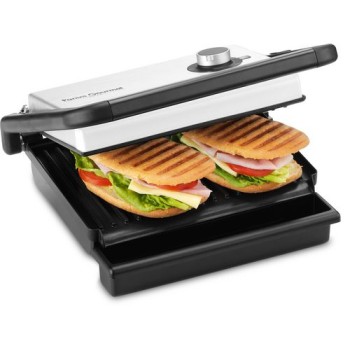 Trisa Doppelplatten Grill Panini Gourmet, grosszügige Grillplatten (27 x 18 cm)