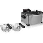 Tristar Friteuse FR-6949 1 kg, Acier inoxydable