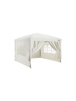 Tristar Pavillon avec parois latérales amovibles Beige 3 m