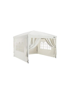 Tristar Pavillon avec parois latérales amovibles Beige 3 m
