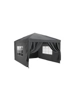Tristar Pavillon avec parois latérales amovibles 3 x 4 m, anthracite