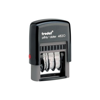 Trodat Tampon Printy 4820 Date, Noir Trodat Tampon Printy 4820 Date, Noir
