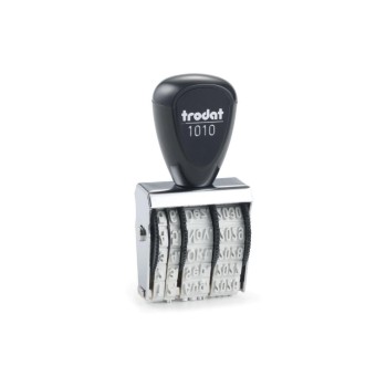 Trodat Tampons dateurs et de mots 1010 D 4 x 25 mm, allemand Trodat Tampons dateurs et de mots 1010 D 4 x 25 mm, allemand