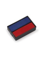 Trodat Printy Ersatz-Stempelkissen 6/4850, rot / blau