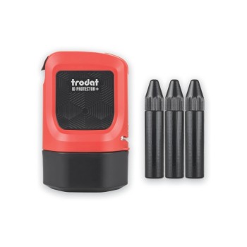 Trodat Tampon ID Protector rouge / noir Trodat Tampon ID Protector rouge / noir