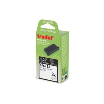 Trodat Ersatzkissen 6/4913 black , 3 Stk, for Printy  4912 ,  4912 Typomatic