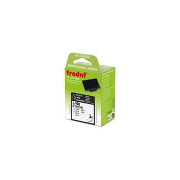 Trodat Ersatzkissen 6/50 black , 3 Stk, for Prof. 5200,5030,5430(L),5431,5546, 5435