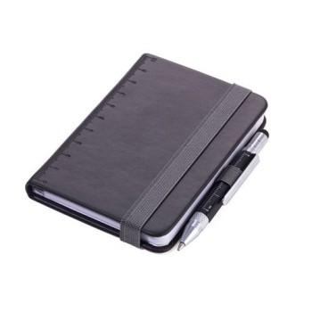 TROIKA LILIPAD+LILIPUT, Notizblock inkl. Kugeschreiber schwarz