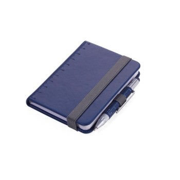 TROIKA LILIPAD+LILIPUT, Notizblock inkl. Kugeschreiber dunkelblau