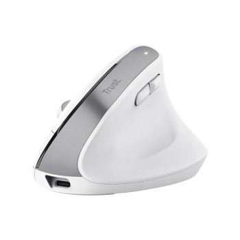 Trust mouse Bayo+ ergonomisch white, RF 2.4GHz, Bluetooth