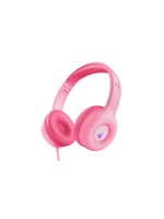 Trust Casque Nouna Kids – Rose avec limitation du volume