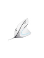 Trust Souris ergonomique Verto ergonomique, vertical, blanc