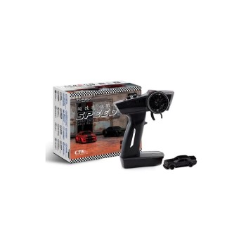 Turbo Racing Micro Muscle Car Noir, RTR, 1:76