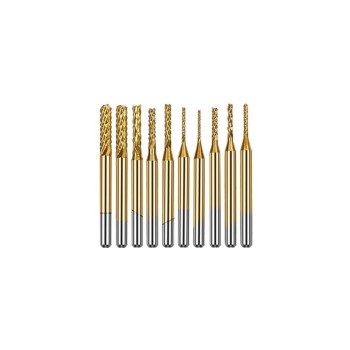 TwoTrees Fraises en titane woTrees, lot de 10 pièces