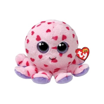 Ty Peluche Bubbles 15 cm, Rose, Rouge