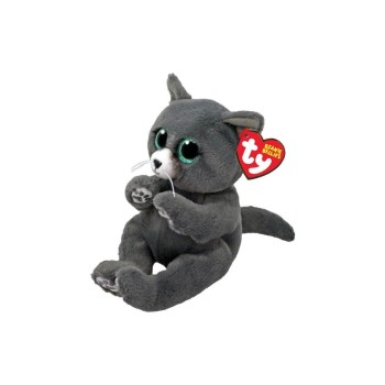 Ty Peluche Beanie Bellies Binx 17 cm, Gris