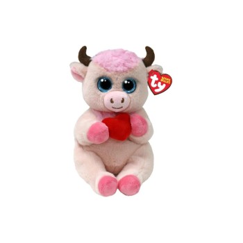 Ty Peluche Beanie Bellies Sprinkles 17 cm, Rose, Rouge