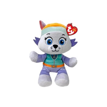 Ty Peluche Paw Patrol Everest 20 cm, Violet, Gris