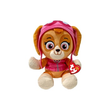 Ty Peluche Paw Patrol Skye 20 cm, Brun, Rose