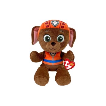 Ty Peluche Paw Patrol Zuma 20 cm, Brun, Orange