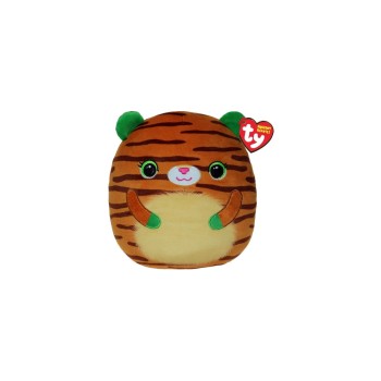 Ty Oreiller Squishy Beanie Tiggy 35 cm, Brun, Jaune, Noir