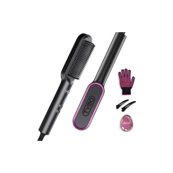 TYMO Brosse à lisser anneau Noir