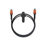 UAG USB-C/USB.C cable 1.5M, bis for 60W, Black/Orange