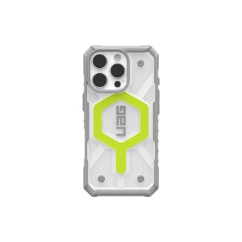 UAG Pathfinder Clear Mag active neon, iPhone 16 Pro