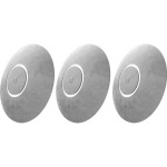 Ubiquiti NHD-COVER-CONCRETE-3 Set, 3er Set betonfarbene Abdeckungen für nanoHD