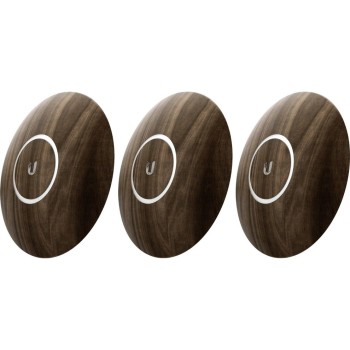 Ubiquiti NHD-COVER-WOOD-3 Set, 3er Set holzfarben Abdeckungen for nanoHD