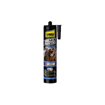 UHU Grizzly Montagekleber Extra weiss, 435g UHU Grizzly Montagekleber Extra weiss, 435g
