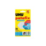 UHU Pastille adhésive Patafix Transparent, 56 Pièce/s