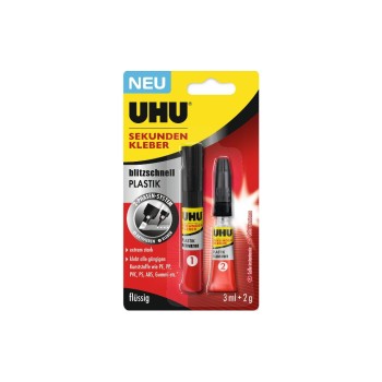 UHU Sekundenkleber, 2g + 3ml UHU Sekundenkleber, 2g + 3ml