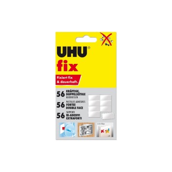 UHU Klebepads fix, 56 Stück UHU Klebepads fix, 56 Stück