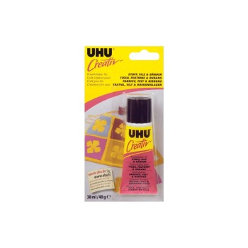 UHU Bastelkleber Stoff+Filz, 38 ml UHU Bastelkleber Stoff+Filz, 38 ml