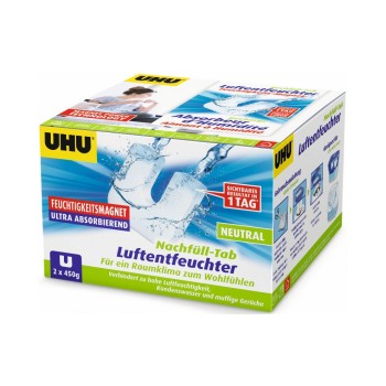UHU Luftentfeuchter Ambiance Ersatz, 2x450g UHU Luftentfeuchter Ambiance Ersatz, 2x450g