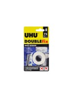 UHU Adhésif de montage Rouleau DOUBLEfix INTERNE 1.5 m x 19 mm