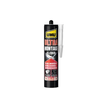 UHU Adhésif de montage Ultra 435 ml, Blanc UHU Adhésif de montage Ultra 435 ml, Blanc