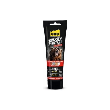 UHU Adhésif de montage La puissance du grizzly 250g, Blanc UHU Adhésif de montage La puissance du grizzly 250g, Blanc