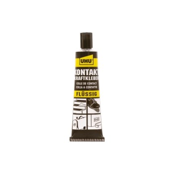 UHU Contact colle forte liquide en tube 42 ml, Jaune