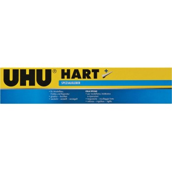 UHU Adhésif spécial Tube HART 125g, Transparent